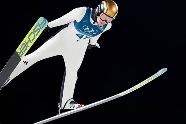 OLYMPICS - Winter Olympic Games, Olympische Spiele, Olympia, OS Milano Cortina 2026 PREDAZZO,ITALY,15.FEB.26 - OLYMPICS, Ski jumping, Skispringen, Ski, nordisch - Winter Olympic Games Milano Cortina 2026, large hill, women. Image shows Anna Odine Stroem (NOR).  GEPAxpictures xOliverxLerch