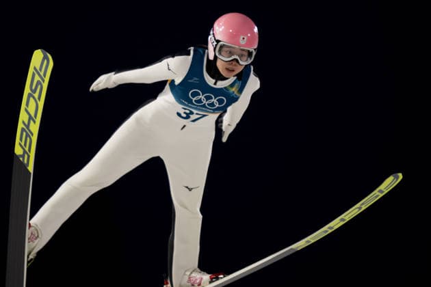 OLYMPICS - Winter Olympic Games, Olympische Spiele, Olympia, OS Milano Cortina 2026 PREDAZZO,ITALY,15.FEB.26 - OLYMPICS, Ski jumping, Skispringen, Ski, nordisch - Winter Olympic Games Milano Cortina 2026, large hill, women. Image shows Yuka Seto (JPN).  GEPAxpictures xOliverxLerch
