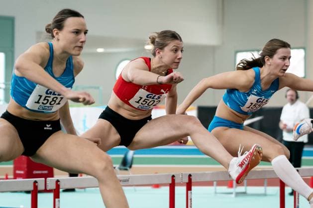 Marie Sophie Streichsbier (LG Region Karlsruhe, Hallenfuenfkampf Frauen, 1502), GER, Leichtathletik, Athletics, Deutsche Hallen-Mehrkampfmeisterschaften, Halle Saale, 15.02.2026, GER, Leichtathletik, Athletics, Deutsche Hallen-Mehrkampfmeisterschaften, Halle Saale, 15.02.2026 Halle Saale *** Marie Sophie Streichsbier LG Region Karlsruhe, Womens Indoor Pentathlon, 1502 , GER, Leichtathletik, Athletics, German Indoor All-Around Championships, Halle Saale, 15 02 2026, GER, Leichtathletik, Athletics, German Indoor All-Around Championships, Halle Saale, 15 02 2026 Halle Saale Copyright: xStefanxMayerx EP_SMR