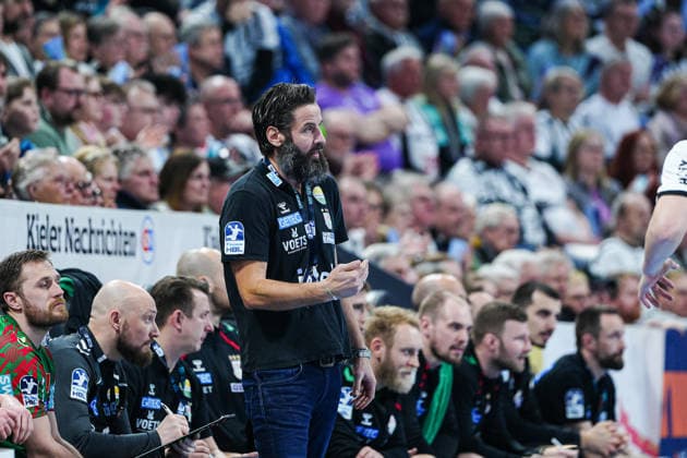 Bennet Wiegert SC Magdeburg, Coach GER, THW Kiel vs SC Magdeburg, Handball, 1 Bundesliga, Matchday 21, Season 2025 2026, 15 02 2026 GER, THW Kiel vs SC Magdeburg, Handball, 1 Bundesliga, Matchday 21, Season 2025 2026, 15 02 2026 Kiel Copyright: xEibner-Pressefoto MarcelxvonxFehrnx EP_MFN