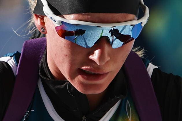 ITALY, TRENTINO-SOUTH TYROL - FEBRUARY 15, 2026: Julia Tannheimer of Germany runs the women s 10km pursuit race during the 2026 Winter Olympic Games, Olympische Spiele, Olympia, OS at the Antholz-Anterselva Biathlon Arena 2026 Winter Olympics: Biathlon  - ZUMAt113 20260215_zaa_t113_409 Copyright: xMikhailxTereshchenkox