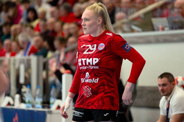 Johanna Reichert Thueringer HC, 29 GER, Thueringer HC vs Motherson Mosonmagyarovari KC , Handball, EHF European League Women, Group Phase , Season 2025 2026, 15 02 2026 GER, Thueringer HC vs Motherson Mosonmagyarovari KC , Handball, EHF European League Women, Group Phase , Season 2025 2026, 15 02 2026 Bad Langensalza Copyright: xEibner-Pressefoto MartinxHerbstx EP_MHT