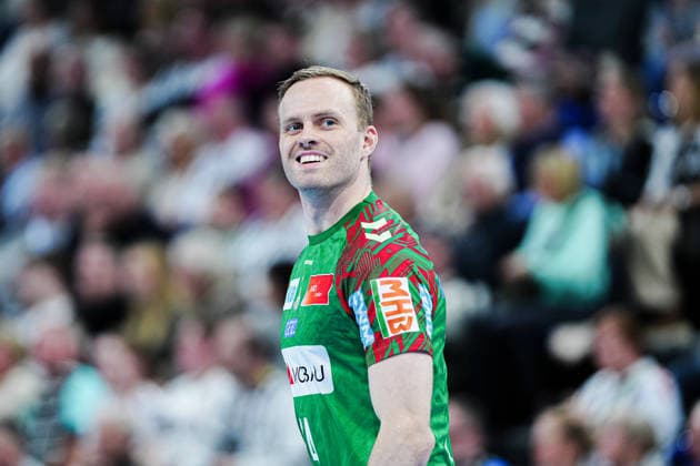 Omar Ingi Magnusson SC Magdeburg, 14 GER, THW Kiel vs SC Magdeburg, Handball, 1 Bundesliga, Matchday 21, Season 2025 2026, 15 02 2026 GER, THW Kiel vs SC Magdeburg, Handball, 1 Bundesliga, Matchday 21, Season 2025 2026, 15 02 2026 Kiel Copyright: xEibner-Pressefoto MarcelxvonxFehrnx EP_MFN