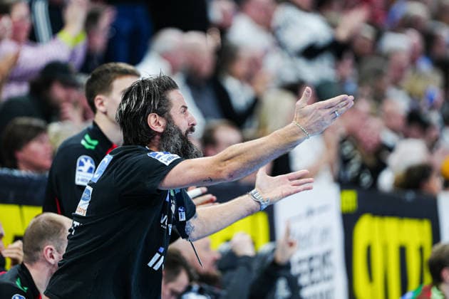 Bennet Wiegert SC Magdeburg, Coach GER, THW Kiel vs SC Magdeburg, Handball, 1 Bundesliga, Matchday 21, Season 2025 2026, 15 02 2026 GER, THW Kiel vs SC Magdeburg, Handball, 1 Bundesliga, Matchday 21, Season 2025 2026, 15 02 2026 Kiel Copyright: xEibner-Pressefoto MarcelxvonxFehrnx EP_MFN