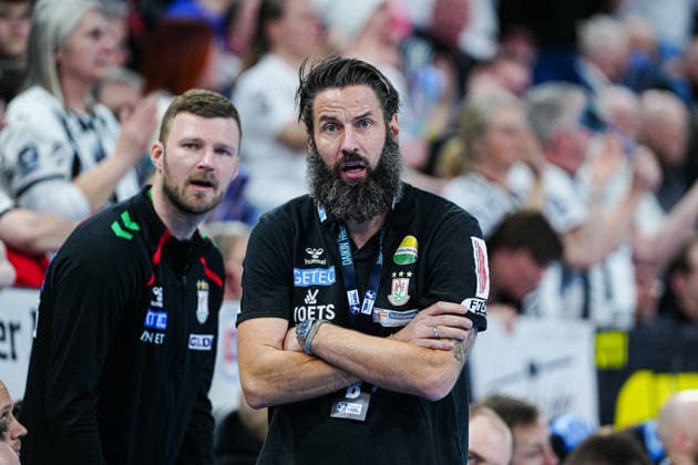 Bennet Wiegert SC Magdeburg, Coach GER, THW Kiel vs SC Magdeburg, Handball, 1 Bundesliga, Matchday 21, Season 2025 2026, 15 02 2026 GER, THW Kiel vs SC Magdeburg, Handball, 1 Bundesliga, Matchday 21, Season 2025 2026, 15 02 2026 Kiel Copyright: xEibner-Pressefoto MarcelxvonxFehrnx EP_MFN