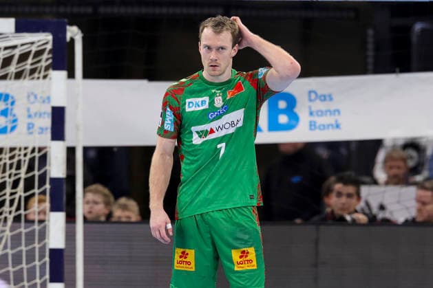 Felix Claar SC Magdeburg looks disappointed, DAIKIN Handball Bundesliga, THW Kiel v SC Magdeburg, Wunderino Arena on February 15, 2026 in Kiel, Germany Photo by Marco Steinbrenner DeFodi Images Felix Claar SC Magdeburg looks disappointed, DAIKIN Handball Bundesliga, THW Kiel v SC Magdeburg, Wunderino Arena, February 15, 2026 in Kiel, Germany Photo by Marco Steinbrenner DeFodi Images