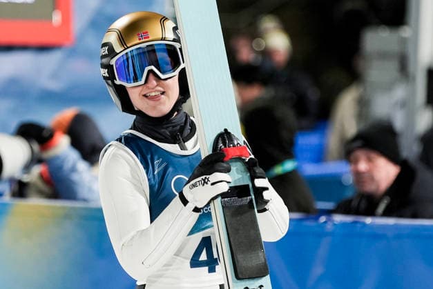 Winter Olympics in Milan Cortina 2026 Val di Fiemme, Italy 20260215. Eirin Maria Kvandal during the 1st round of the women s large hill jump in the Predazzo Ski jumping, Skispringen, Ski, nordisch Stadium during the Winter Olympics in Milano Cortina 2026. Photo: Terje Pedersen NTB Val di Fiemme Italy EDITORIAL USE ONLY. RESTRICTED USE FOR BETTING COMPANIES Ref:_SPOwLZv55hwFls.jpg *** Winter Olympics in Milan Cortina 2026 Val di Fiemme, Italy 20260215 Eirin Maria Kvandal during the 1st round of the women s large hill jump in the Predazzo Ski Jumping Stadium during the Winter Olympics in Milan Cortina 2026 Photo Terje Pedersen NTB Val di Fiemme Italy EDITORIAL USE ONLY RESTRICTED USE FOR BETTING COMPANIES  Copyright: xTerjexPedersenx xNTBx