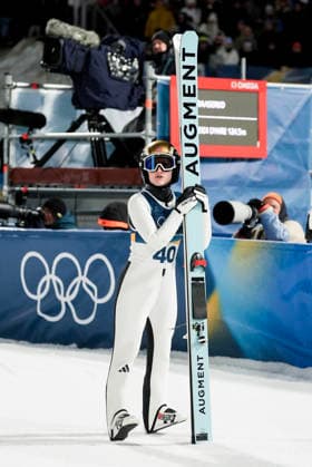 Winter Olympics in Milan Cortina 2026 Val di Fiemme, Italy 20260215. Eirin Maria Kvandal during the 1st round of the women s large hill jump in the Predazzo Ski jumping, Skispringen, Ski, nordisch Stadium during the Winter Olympics in Milano Cortina 2026. Photo: Terje Pedersen NTB Val di Fiemme Italy EDITORIAL USE ONLY. RESTRICTED USE FOR BETTING COMPANIES Ref:_SPOzVqFZXk_EYA.jpg *** Winter Olympics in Milan Cortina 2026 Val di Fiemme, Italy 20260215 Eirin Maria Kvandal during the 1st round of the women s large hill jump in the Predazzo Ski Jumping Stadium during the Winter Olympics in Milan Cortina 2026 Photo Terje Pedersen NTB Val di Fiemme Italy EDITORIAL USE ONLY RESTRICTED USE FOR BETTING COMPANIES  Copyright: xTerjexPedersenx xNTBx