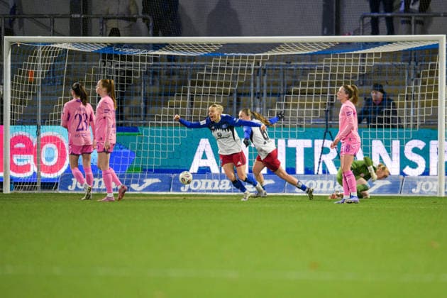 Soccer, Google Pixel Womens Bundesliga, 20260215, TSG Hoffenheim Hamburger SV HSV In the picture Goal 0 1 Hoffenheim Dietmar Hopp Stadion Baden Württemberg Germany Copyright: Passion2Press MarkusxFischerx