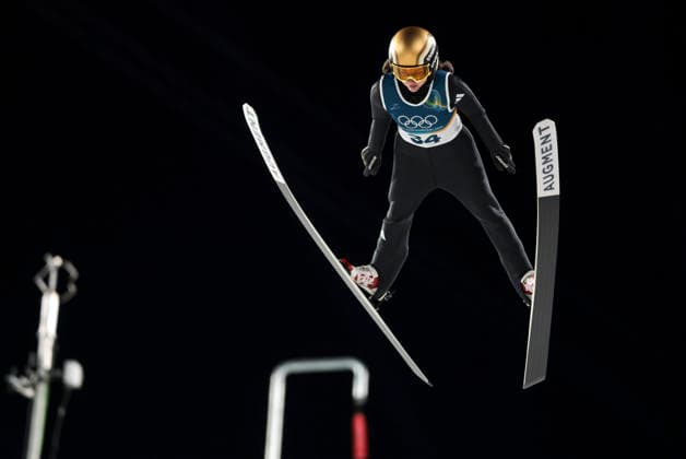 OLYMPICS - Winter Olympic Games, Olympische Spiele, Olympia, OS Milano Cortina 2026 PREDAZZO,ITALY,15.FEB.26 - OLYMPICS, Ski jumping, Skispringen, Ski, nordisch - Winter Olympic Games Milano Cortina 2026, large hill, women. Image shows Juliane Seyfarth (GER).  GEPAxpictures xMatthiasxTrinkl