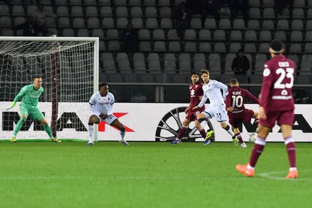 Foto IPP Massimo Rana Torino 15-02-2026 Calcio Campionato di Serie A 2025 2026 Torino-Bologna nella foto gol nikola vlasic Italy Photo Press - World Copyright italy ITALY  Copyright: xR4924_italyphotopressx
