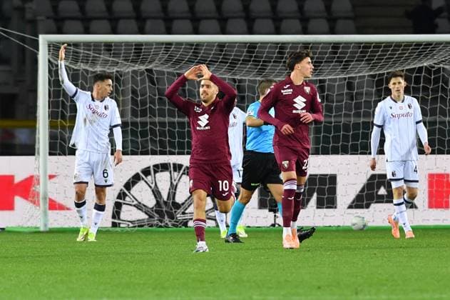 Foto IPP Massimo Rana Torino 15-02-2026 Calcio Campionato di Serie A 2025 2026 Torino-Bologna nella fotoesulta nikola vlasic Italy Photo Press - World Copyright italy ITALY  Copyright: xR4924_italyphotopressx