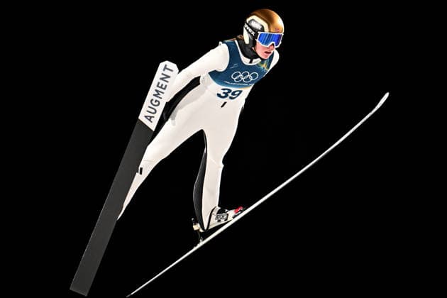 Predazzo, Italy, February 15th 2026. Eirin Maria Kvandal of Norway in action during the Ski jumping, Skispringen, Ski, nordisch Womens Large Hill Individual competition of the Olympic Winter games, Winterspiele,Spiele, Summer games 2026 in Predazzo, Italy. (Photo by Igor Kupljenik Sports Press Photo)  Copyright: xIgorxKupljenikx xSPPx Sportspressphoto_SPR93250