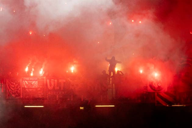 FOOTBALL : Metz fc vs Auxerre - ligue 1 - Metz - 15 2 26 supporters de l equipe de Metz ambiance  Copyright: xelyxandroxcegarrax