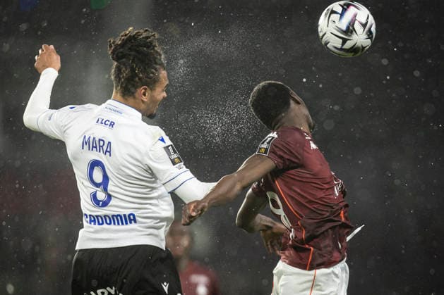 FOOTBALL : Metz fc vs Auxerre - ligue 1 - Metz - 15 2 26 SÃ kou Mara 9 et Sadibou SanÃ 38  Copyright: xelyxandroxcegarrax