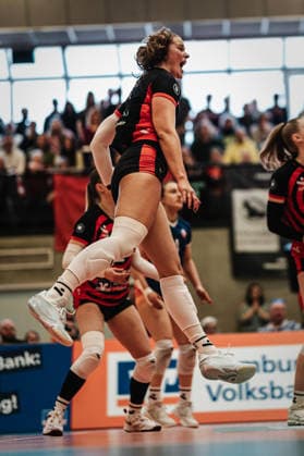 Volleyball Women Season 2025 2026 Volleyball Bundesliga ETV Hamburger Volksbank Volleys vs Schwarz Weiß Erfurt 15 02 2026 Svea Frobel 11, ETV Hamburger Volksbank Volleys Hamburg Sporthalle Hoheluft Hamburg Germany