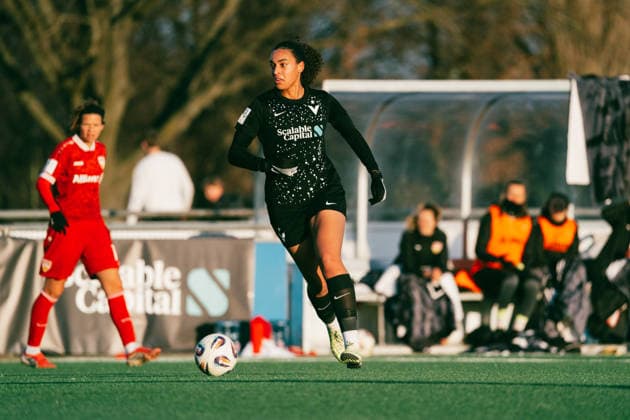 Melissa Ugochukwu, FC Viktoria Berlin Melissa Ugochukwu in the match FC Viktoria Berlin vs VfB Stuttgart in the 2 Womens Bundesliga Berlin Copyright: xKaixHeuserxKaixHeuserx