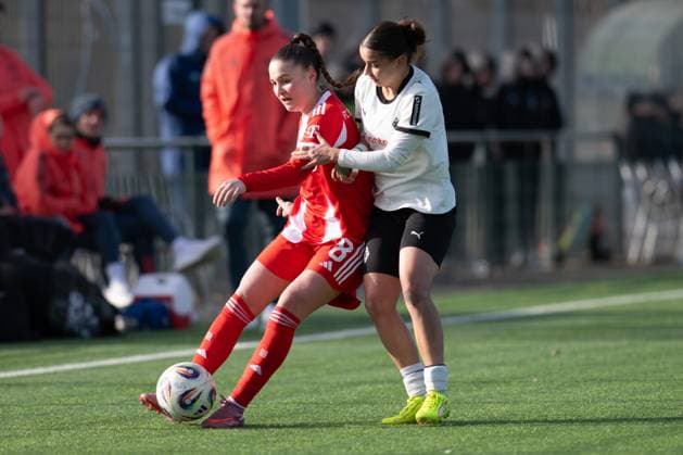 Football, Women, 2nd BL, Borussia Mönchengladbach - FC Bayern Munich II