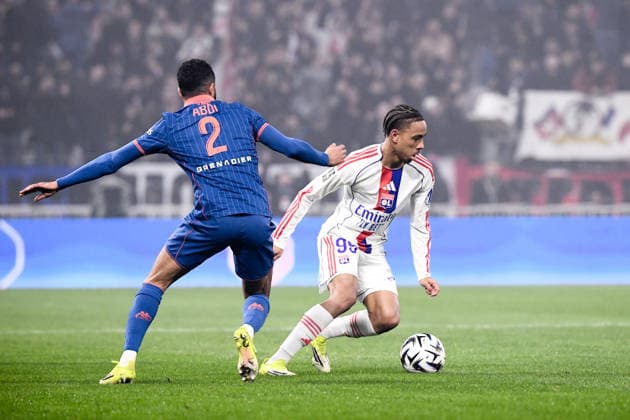 Olympique Lyonnais v OGC Nice - Ligue 1 McDonald s 2025 2026 99 Noah NARTEY (ol) during the Ligue 1 McDonald s match between Lyon and Nice at Groupama Stadium on February 15, 2026 in Lyon, France. Lyon France  Copyright: xFEPx 776348288