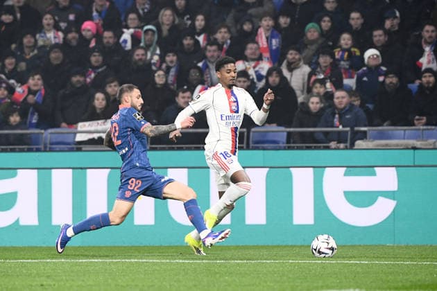 Olympique Lyonnais v OGC Nice - Ligue 1 McDonald s 2025 2026 92 Jonathan CLAUSS (ogcn) - 16 ABNER VINICIUS (ol) during the Ligue 1 McDonald s match between Lyon and Nice at Groupama Stadium on February 15, 2026 in Lyon, France. Lyon France  Copyright: xFEPx 776348288