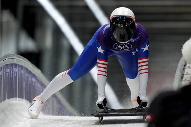 USA ™s team during Skeleton Mixed Team at the Cortina Sliding Centre at the Milano Cortina 2026 Winter Olympics, in Cortina (Italy) February 15 , 2026 (Spada LaPresse)  Copyright: xSpada LaPressex