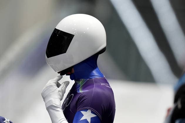 USA ™s team during Skeleton Mixed Team at the Cortina Sliding Centre at the Milano Cortina 2026 Winter Olympics, in Cortina (Italy) February 15 , 2026 (Spada LaPresse)  Copyright: xSpada LaPressex