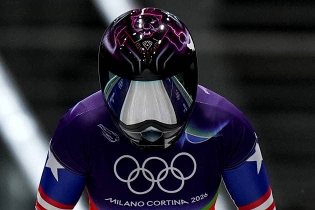 USA ™s team during Skeleton Mixed Team at the Cortina Sliding Centre at the Milano Cortina 2026 Winter Olympics, in Cortina (Italy) February 15 , 2026 (Spada LaPresse)  Copyright: xSpada LaPressex