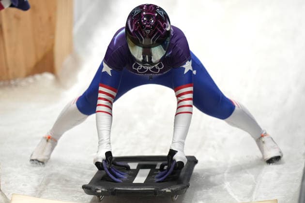 USA ™s team during Skeleton Mixed Team at the Cortina Sliding Centre at the Milano Cortina 2026 Winter Olympics, in Cortina (Italy) February 15 , 2026 (Spada LaPresse)  Copyright: xSpada LaPressex