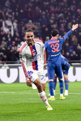 Olympique Lyonnais v OGC Nice - Ligue 1 McDonald s 2025 2026 99 Noah NARTEY (ol) during the Ligue 1 McDonald s match between Lyon and Nice at Groupama Stadium on February 15, 2026 in Lyon, France. Lyon France  Copyright: xFEPx 776348288