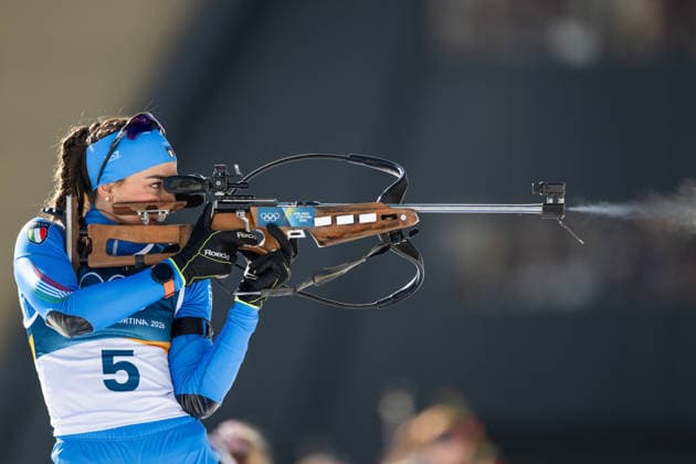 260215 Lisa Vittozzi of Italy during zeroing ahead of women s biathlon 10 km pursuit during day 9 of the 2026 Winter Olympics on February 15, 2026 in Anterselva. Photo: Mathias Bergeld BILDBYRAN kod MB MB1330 skidskytte biathlon skiskyting Olympic Games, Olympische Spiele, Olympia, OS olympics winter olympics os ol olympiska spel vinter-os olympiske leker milano cortina 2026 milan cortina 2026 milano cortina 2026 olympic games milano cortina 2026 winter olympic games milano cortina-os milano cortina-ol vinter-ol 9 bbeng pursuit jaktstart italien *** 260215 Lisa Vittozzi of Italy during zeroing ahead of women s biathlon 10 km pursuit during day 9 of the 2026 Winter Olympics on February 15, 2026 in Anterselva Photo Mathias Bergeld BILDBYRAN code MB MB1330 biathlon biathlon olympic games olympics olympics winter olympics os ol olympic games winter os olympic games milano cortina 2026 milan cortina 2026 milano cortina 2026 olympic games milano cortina 2026 winter olympic games milano cortina os milano cortina ol winter ol 9 bbeng pursuit jaktstart italien  Copyright: MATHIASxBERGELD BB260215MB200