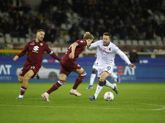 CALCIO - Serie A - Torino FC vs Bologna FC Federico Bernardeschi of Bologna FC during the Italian Serie A, 2025 2026 season, football match between Torino FC and Bologna FC 1909, on 15 February 2026 at Stadio Olimpico Grande Torino, Turin, Italy. Photo Nderim Kaceli Turin Italy  Copyright: xIPAxSport ABACAx