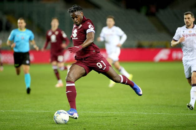 CALCIO - Serie A - Torino FC vs Bologna FC Dusan Zapata (Torino FC) in action during Torino FC vs Bologna FC, Italian soccer Serie A match in Turin, Italy, February 15 2026 Turin Italy  Copyright: xIPAxSport ABACAx
