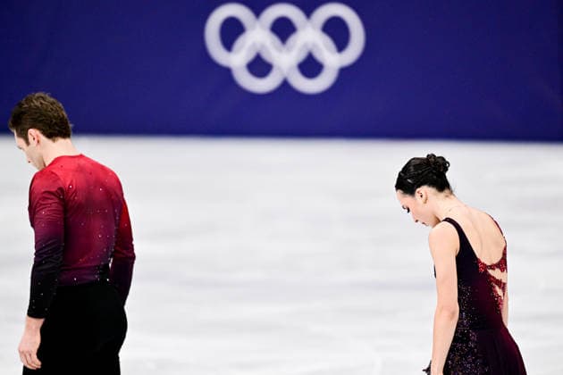 Lia PEREIRA & Trennt MICHAUD (CAN), during Pair Skating Short Program, at the Olympic Winter games, Winterspiele,Spiele, Summer games Milano Cortina 2026, at Milano Ice Skating Arena, on February 15, 2026 in Milan, Italy. Noxthirdxpartyxsales  aflo_320028323