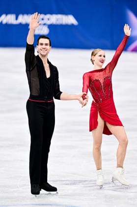 Minerva Fabienne HASE & Nikita VOLODIN (GER), during Pair Skating Short Program, at the Olympic Winter games, Winterspiele,Spiele, Summer games Milano Cortina 2026, at Milano Ice Skating Arena, on February 15, 2026 in Milan, Italy. Noxthirdxpartyxsales  aflo_320027819