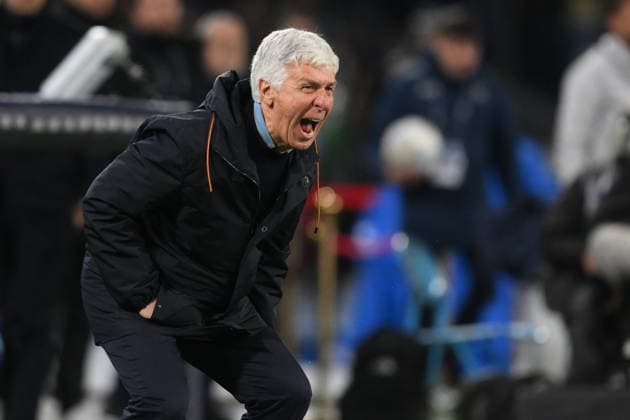 15th February 2026, Stadio Diego Armando Maradona, Naples, Italy; Serie A Football; Napoli versus Roma; Giam Piero Gasperini head coach of AS Roma  AllShotLive