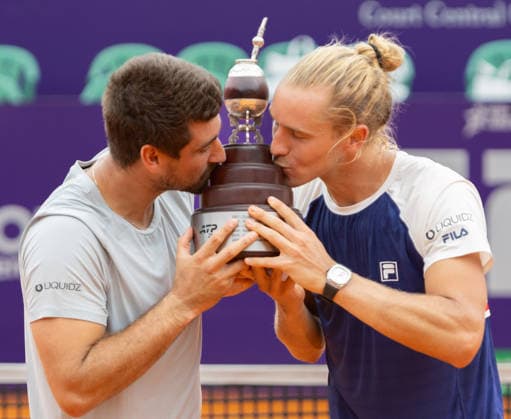 Brasilian tennis doubles players Rafael Matos and Orlando Luz champions in ATP, Tennis Herren 250 Buenos Aires (Argentina Open 2026)  Copyright: xGregorioxGastaldixLlamesxMassini IPAxSportx xipa-agency.netx xx IPA_71589917 IPA_Agency_IPA71589917