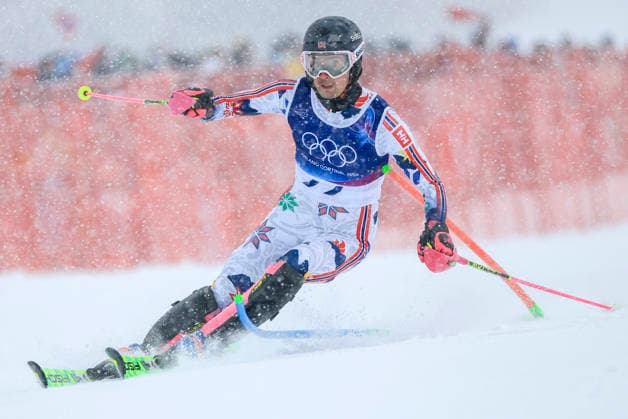 OLYMPICS - Winter Olympic Games, Olympische Spiele, Olympia, OS Milano Cortina 2026 BORMIO,ITALY,16.FEB.26 - OLYMPICS, ALPINE SKIING - Winter Olympic Games Milano Cortina 2026, slalom, men. Image shows Eirik Hystad Solberg (NOR).  GEPAxpictures xWolfgangxGrebien
