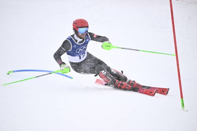 BORMIO, ITALY 20260216 Austria s Fabio Gstrein during the first run of the men s slalom at Stelvio Ski Center in Bormio, Italy. *** The image is included in the SPORTS PACKAGE. For others PAYMENT IMAGE *** BORMIO ITALY x10080x *** BORMIO, ITALY 20260216 Austria s Fabio Gstrein during the first run of the men s slalom at Stelvio Ski Center in Bormio, Italy The image is included in the SPORTS PACKAGE For others PAYMENT IMAGE BORMIO ITALY x10080x  Copyright: xFredrikxSandberg TTx 2026 OLYMPICS ALPINE SLALOM MEN