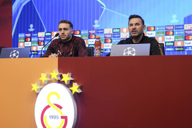 Football, CL, Galatasaray Istanbul, Press conference