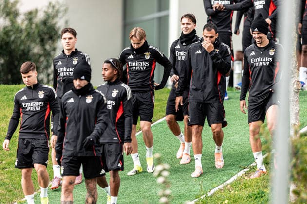 February 16, 2026, Seixal, Lisbon, Portugal: Andreas Schjelderup of SL Benfica during the SL Benfica training prior to the UEFA Champions League game between SL Benfica and Real Madrid CF at Benfica Campus on February 16, 2026 in Seixal, Portugal. Seixal Portugal - ZUMAg283 20260216_zsp_g283_004 Copyright: xJoaoxGregoriox