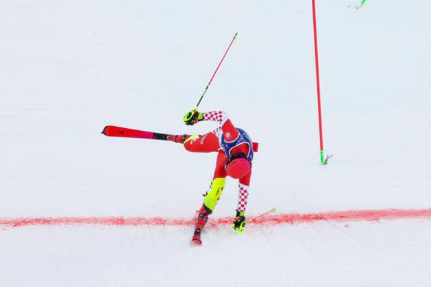 OLYMPICS - Winter Olympic Games, Olympische Spiele, Olympia, OS Milano Cortina 2026 BORMIO,ITALY,16.FEB.26 - OLYMPICS, ALPINE SKIING - Winter Olympic Games Milano Cortina 2026, slalom, men. Image shows Filip Zubcic (CRO).  GEPAxpictures xHaraldxSteiner