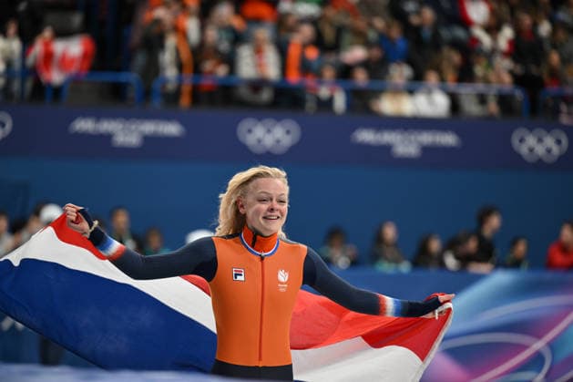 Short Track Speed skating, Eisschnelllauf - Milano Cortina 2026 Winter Olympics: Day 10 Xandra Velzeboer from the Netherlands participates in the Winter Olympic Games, Olympische Spiele, Olympia, OS at the Milano Ice Skating Arena in Milano, Italy, on February 16, 2026. Milano Lombardia Italy  Copyright: xFedericoxManonix originalFilename:manoni-olympics260216_np9Jz.jpg