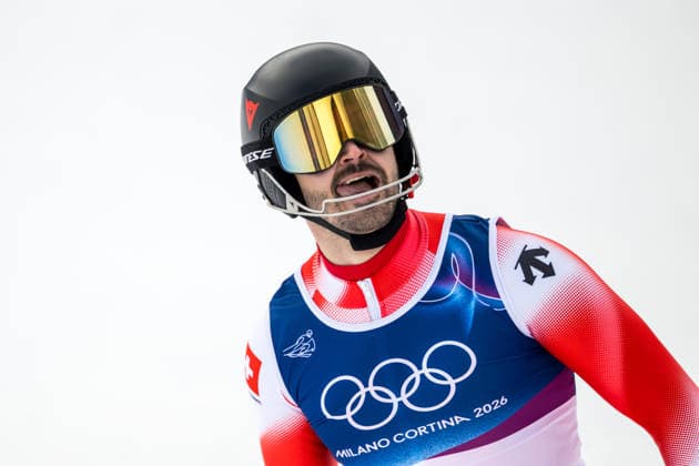 260216 Loic Meillard of Switzerland competes in men s alpine skiing slalom during day 10 of the 2026 Winter Olympics on February 16, 2026 in Bormio. Photo: Vegard Grott BILDBYRAN kod VG VG0881 bbeng alpint alpine skiing Olympic Games, Olympische Spiele, Olympia, OS olympics winter olympics os ol olympiska spel vinter-os olympiske leker milano cortina 2026 milan cortina 2026 milano cortina 2026 olympic games milano cortina 2026 winter olympic games milano cortina-os milano cortina-ol vinter-ol slalom slalam schweiz *** 260216 Loic Meillard of Switzerland competes in men s alpine skiing slalom during day 10 of the 2026 Winter Olympics on February 16, 2026 in Bormio Photo Vegard Grott BILDBYRAN kod VG VG0881 bbeng alpint alpine skiing olympic games olympics winter olympics os ol olympiska spel vinter os olympiske leker milano cortina 2026 milan cortina 2026 milano cortina 2026 olympic games milano cortina 2026 winter olympic games milano cortina os milano cortina ol vinter ol slalom slalam schweiz  Copyright: VEGARDxGRoTT BB260216VG053