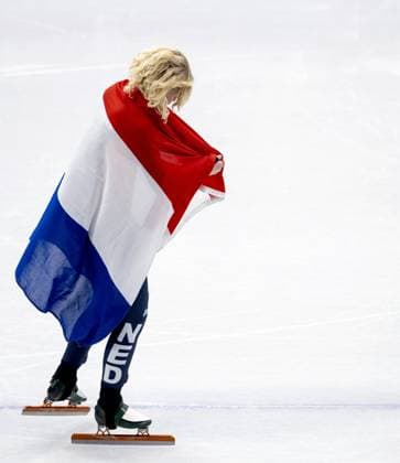 MILAN - Xandra Velzeboer during the 1000-meter short track Speed skating, Eisschnelllauf final at the Milan Ice Skating Area at the Milan Winter Olympics. SEM VAN DER WAL ANP xVIxANPxSportx xxANPxIVx 550888517 originalFilename: 550888517.jpg