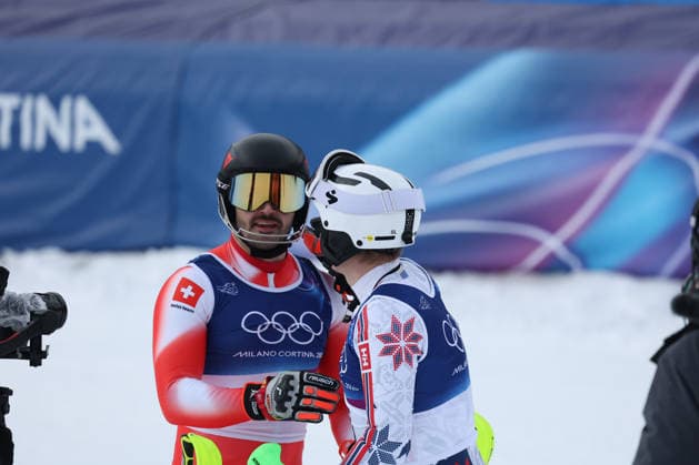 Loic Meillard (SUI) during the Olympic Winter games, Winterspiele,Spiele, Summer games Milano-Cortina 2026, Alpine Skiing Men s Slalom on February 16, 2026 at Stelvio Ski Center in Bormio, Italy  Copyright: xSergioxBisi IPAxSportx xipa-agency.netx xx IPA_71604950 IPA_Agency_IPA71604950