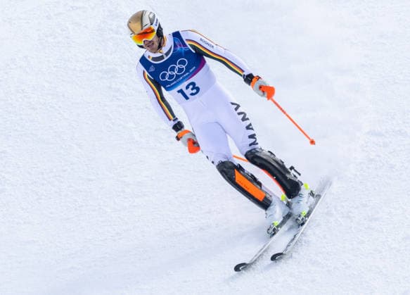 OLYMPICS - Winter Olympic Games, Olympische Spiele, Olympia, OS Milano Cortina 2026 BORMIO,ITALY,16.FEB.26 - OLYMPICS, ALPINE SKIING - Winter Olympic Games Milano Cortina 2026, slalom, men. Image shows Linus Strasser (GER).  GEPAxpictures xHaraldxSteiner