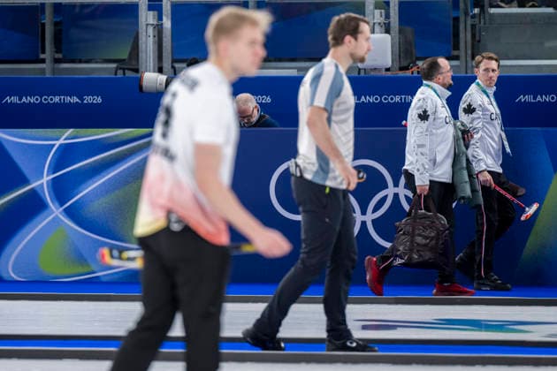 260216 Marc Kennedy of Canada after a men s round robin curling match between Canada and Czech Republic during day 10 of the 2026 Winter Olympics on February 16, 2026 in Cortina. Photo: Jon Olav Nesvold BILDBYRAN COP 217 JE0122 curling Olympic Games, Olympische Spiele, Olympia, OS olympics winter olympics os ol olympiska spel vinter-os olympiske leker milano cortina 2026 milan cortina 2026 milano cortina 2026 olympic games milano cortina 2026 winter olympic games milano cortina-os milano cortina-ol vinter-ol 10 bbeng *** 260216 Marc Kennedy of Canada after a men s round robin curling match between Canada and Czech Republic during day 10 of the 2026 Winter Olympics on February 16, 2026 in Cortina Photo Jon Olav Nesvold BILDBYRAN COP 217 JE0122 curling olympic games olympics winter olympics os ol olympiska spel vinter os olympiske leker milano cortina 2026 milan cortina 2026 milano cortina 2026 olympic games milano cortina 2026 winter olympic games milano cortina os milano cortina ol vinter ol 10 bbeng  Copyright: JONxOLAVxNESVOLD BB260216JE081