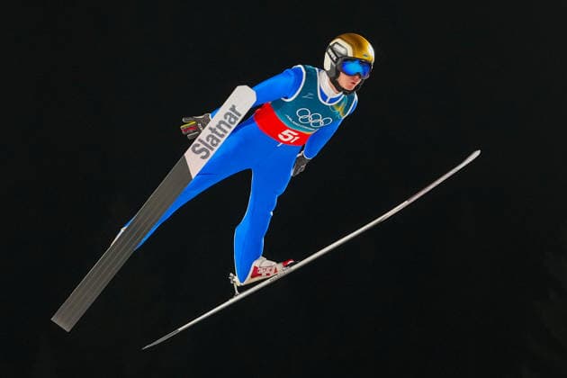 Winter Olympics in Milan Cortina 2026 Val di Fiemme, Italy 20260216. Ukraine s Yevhen Marusiak in the men s Super Team Large Hill Jump at the Predazzo Ski jumping, Skispringen, Ski, nordisch Stadium during the Winter Olympics in Milan Cortina 2026. Photo: Lise Aserud NTB Val di Fiemme Italy EDITORIAL USE ONLY. RESTRICTED USE FOR BETTING COMPANIES Ref:_SPOE59ORqZbk4s.jpg *** Winter Olympics in Milan Cortina 2026 Val di Fiemme, Italy 20260216 Ukraine s Yevhen Marusiak in the men s Super Team Large Hill Jump at the Predazzo Ski Jumping Stadium during the Winter Olympics in Milan Cortina 2026 Photo Lise Aserud NTB Val di Fiemme Italy EDITORIAL USE ONLY RESTRICTED USE FOR BETTING COMPANIES  Copyright: xLisexAserudxx xNTBx