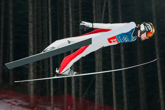 Winter Olympics in Milan Cortina 2026 Val di Fiemme, Italy 20260216. Johann Andre Forfang in the men s Super team jump large hill in the Predazzo Ski jumping, Skispringen, Ski, nordisch Stadium during the Winter Olympics in Milan Cortina 2026. Photo: Lise Aserud NTB Val di Fiemme Italy EDITORIAL USE ONLY. RESTRICTED USE FOR BETTING COMPANIES Ref:_SPORcd3cdKdCfc.jpg *** Winter Olympics in Milan Cortina 2026 Val di Fiemme, Italy 20260216 Johann Andre Forfang in the men s Super team jump large hill in the Predazzo Ski jumping Stadium during the Winter Olympics in Milan Cortina 2026 Photo Lise Aserud NTB Val di Fiemme Italy EDITORIAL USE ONLY RESTRICTED USE FOR BETTING COMPANIES  Copyright: xLisexAserudxx xNTBx