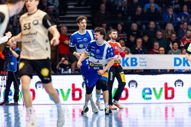 16 02 206, GER, Handball, Men, Season 25 26, Daikin 1 Bl, 21 Matchday, ThSV Eisenach Bergischer HC Tillman Leu ThSV Eisenach,99 99817 Eisenach Werner Assmann Halle Am Sportp Thueringen Germany
